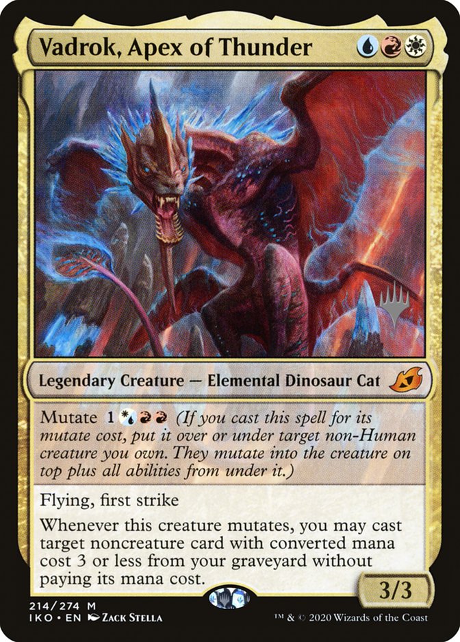 Vadrok, Apex of Thunder (Promo Pack) [Ikoria: Lair of Behemoths Promos] | Tacoma Games