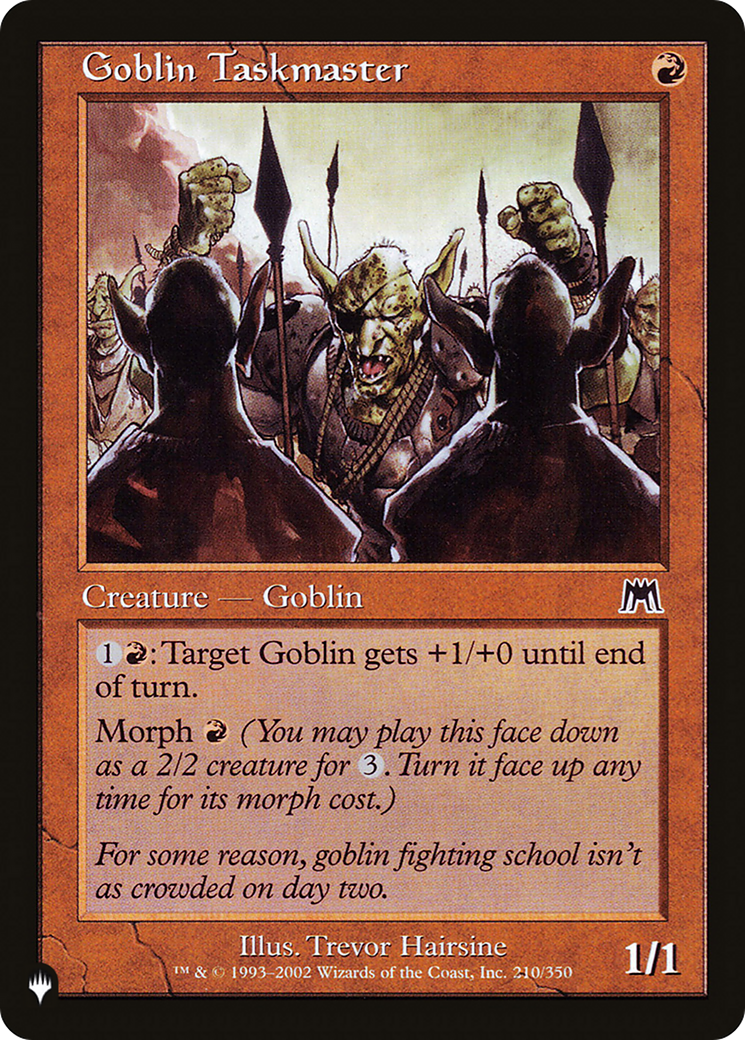 Goblin Taskmaster [The List Reprints] | Tacoma Games