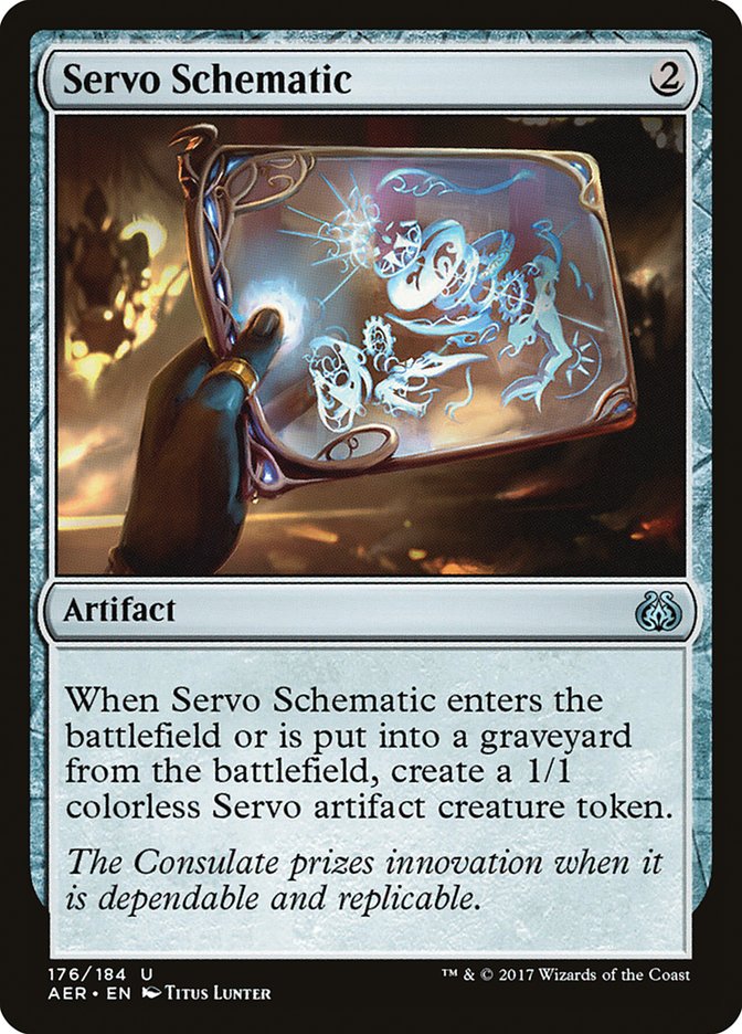 Servo Schematic [Aether Revolt] | Tacoma Games