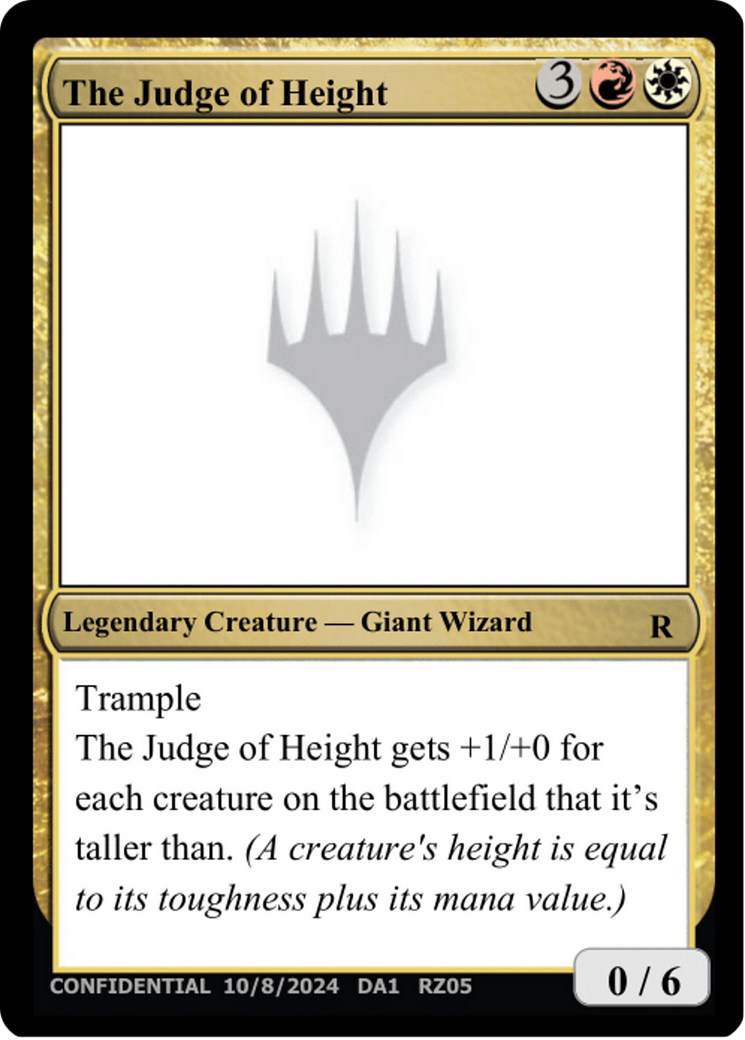 The Judge of Height [Unknown Event] | Tacoma Games