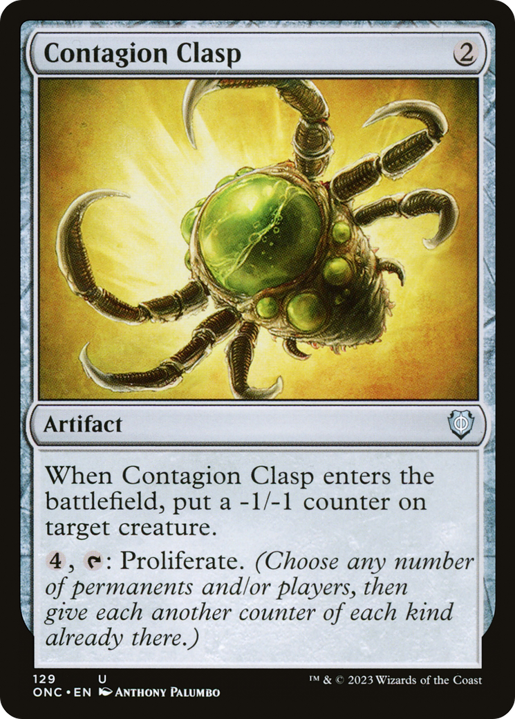 Contagion Clasp [Phyrexia: All Will Be One Commander] | Tacoma Games