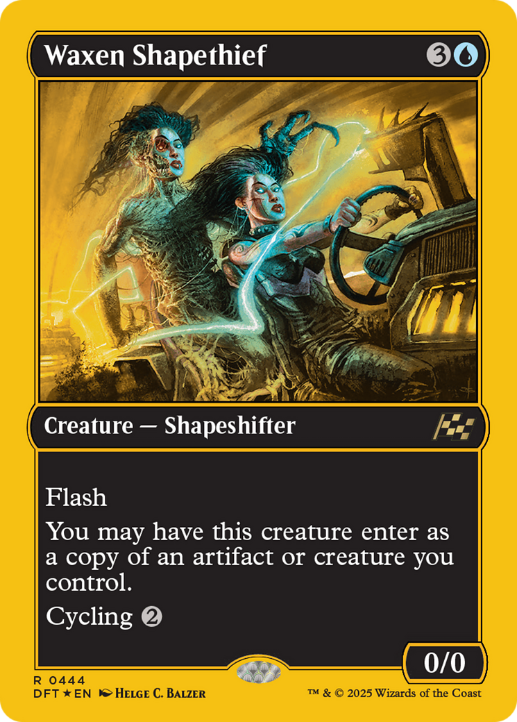 Waxen Shapethief (First-Place Foil) [Aetherdrift] | Tacoma Games