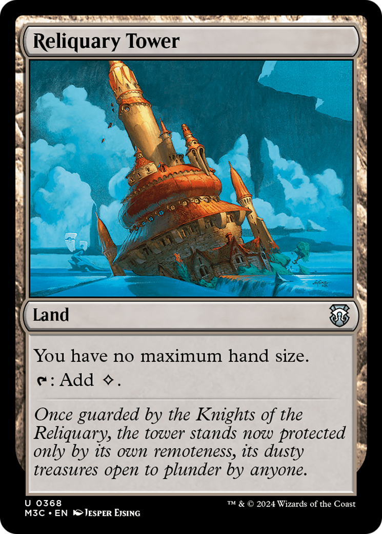Reliquary Tower (Ripple Foil) [Modern Horizons 3 Commander] | Tacoma Games