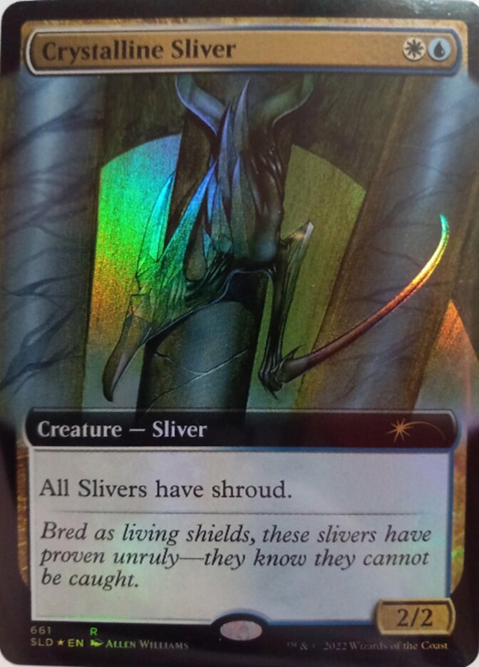 Crystalline Sliver (Extended Art) [Secret Lair Drop Promos] | Tacoma Games