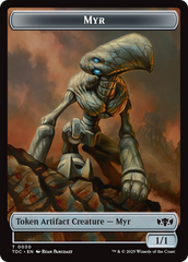 Snake // Myr Double-Sided Token [Tarkir: Dragonstorm Commander Tokens] | Tacoma Games