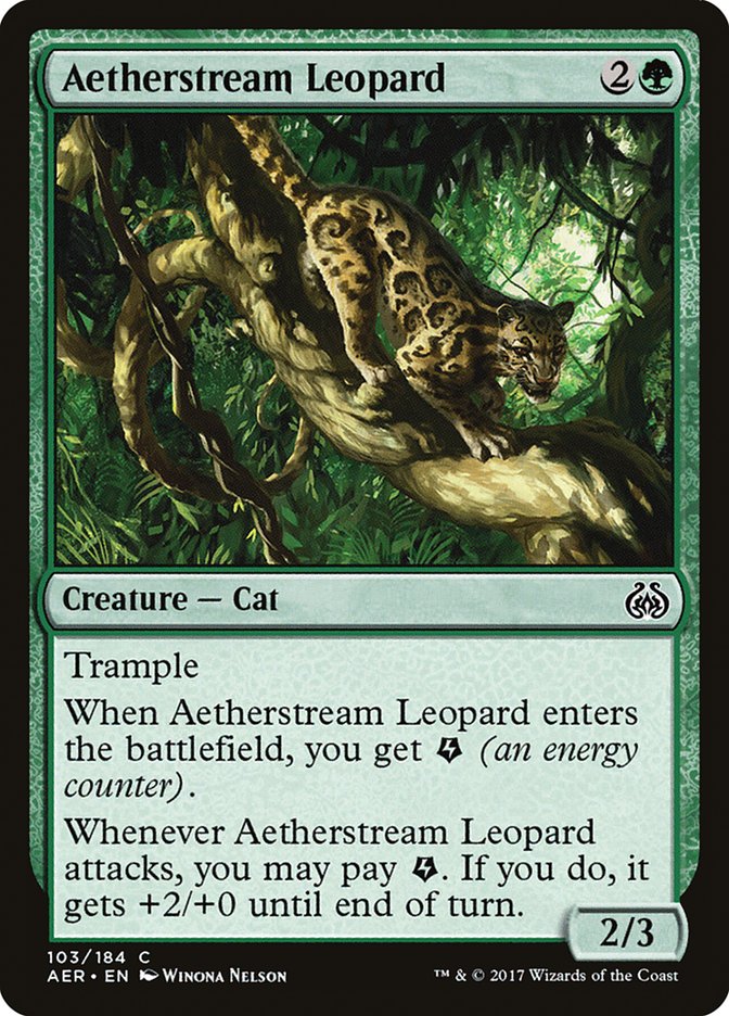 Aetherstream Leopard [Aether Revolt] | Tacoma Games