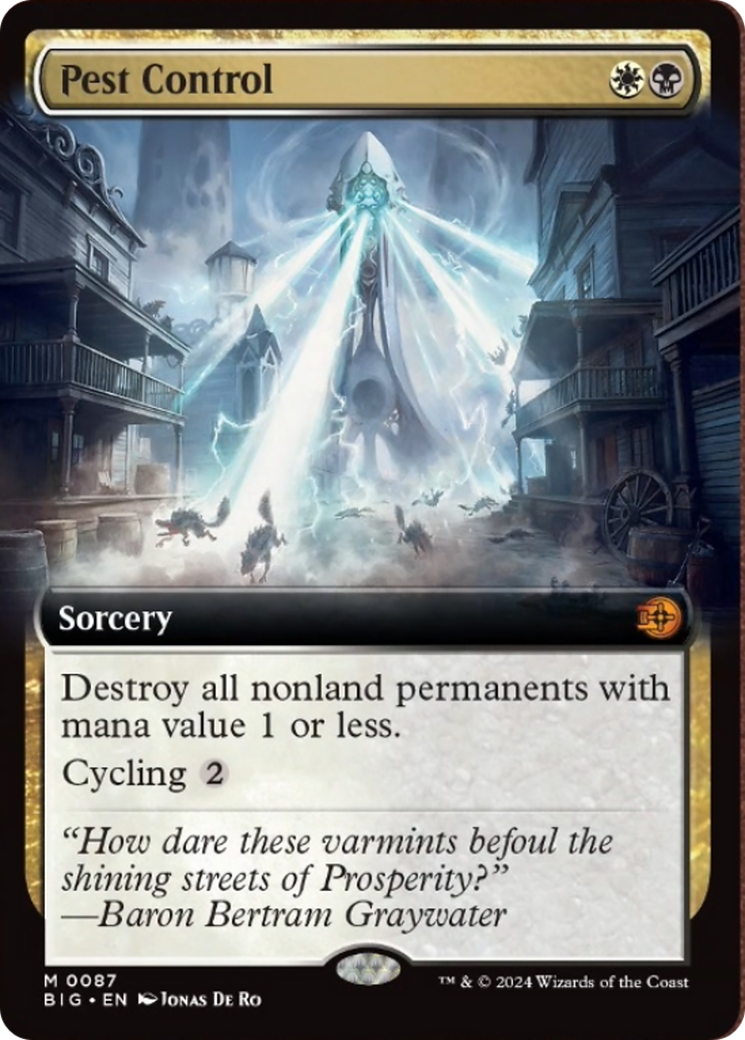 Pest Control (Extended Art) [Outlaws of Thunder Junction: The Big Score] | Tacoma Games