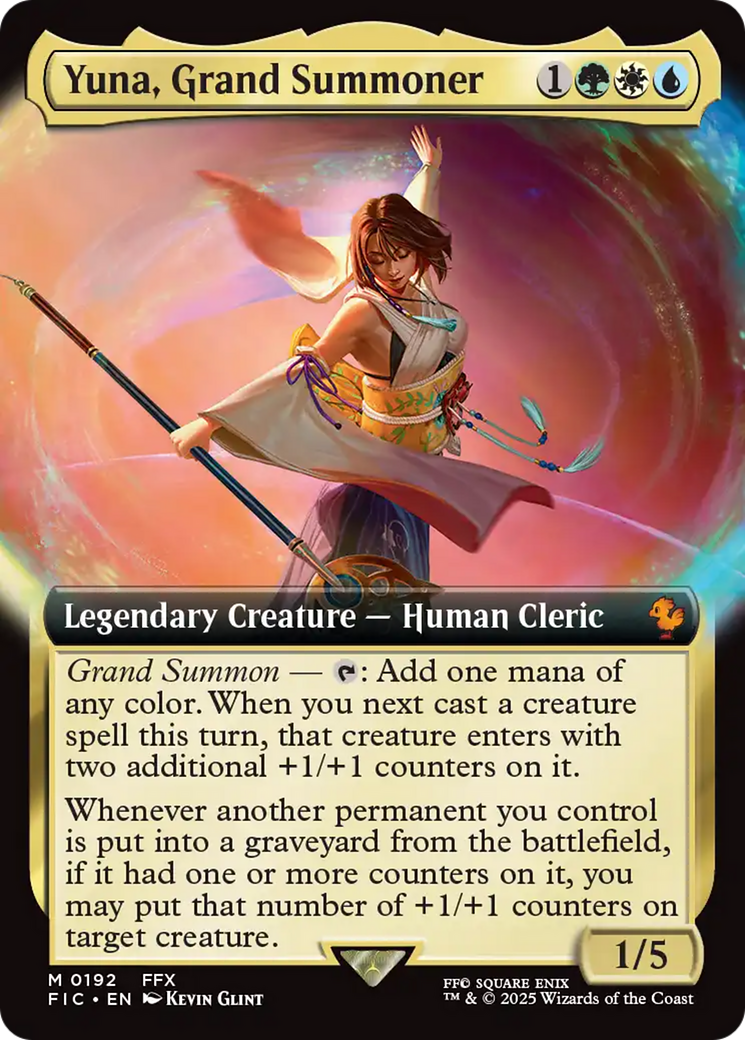 Yuna, Grand Summoner (Extended Art) [FINAL FANTASY Commander] | Tacoma Games