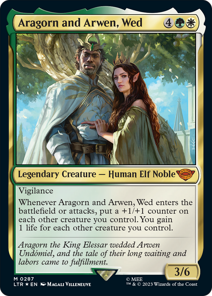 Aragorn and Arwen, Wed [The Lord of the Rings: Tales of Middle-Earth] | Tacoma Games