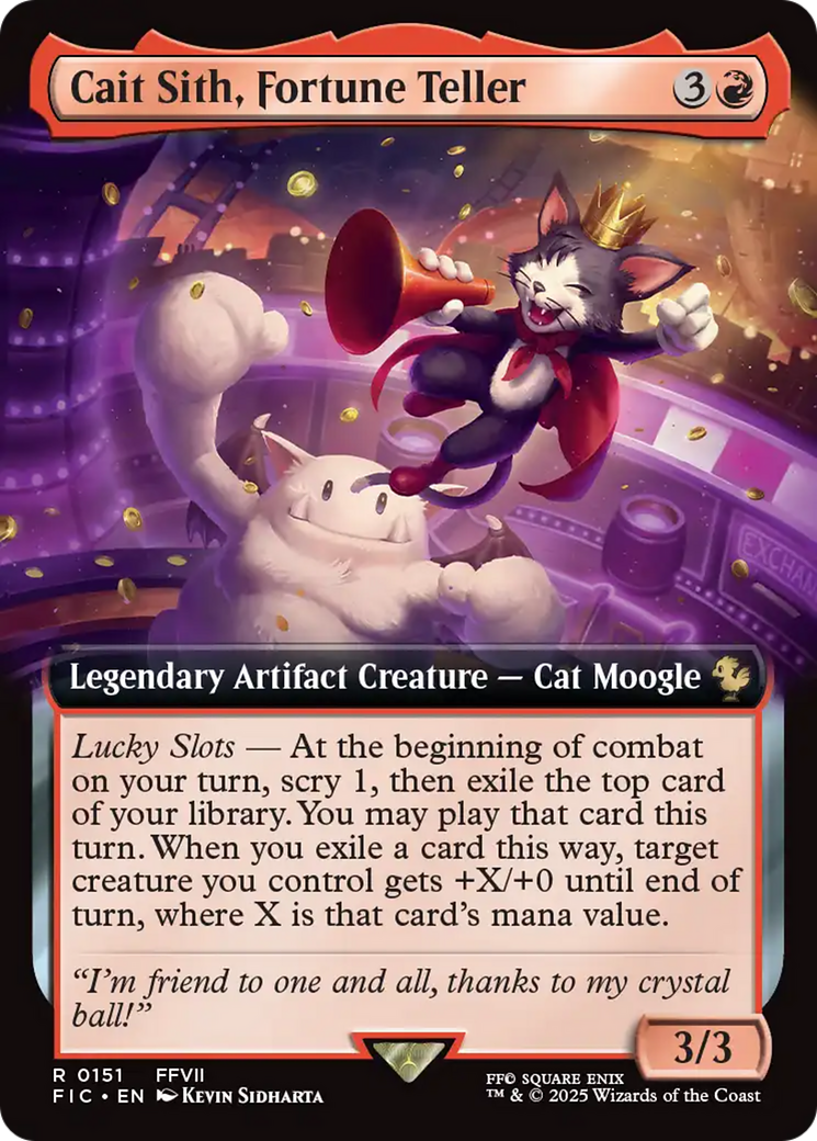 Cait Sith, Fortune Teller (Extended Art) [FINAL FANTASY Commander] | Tacoma Games