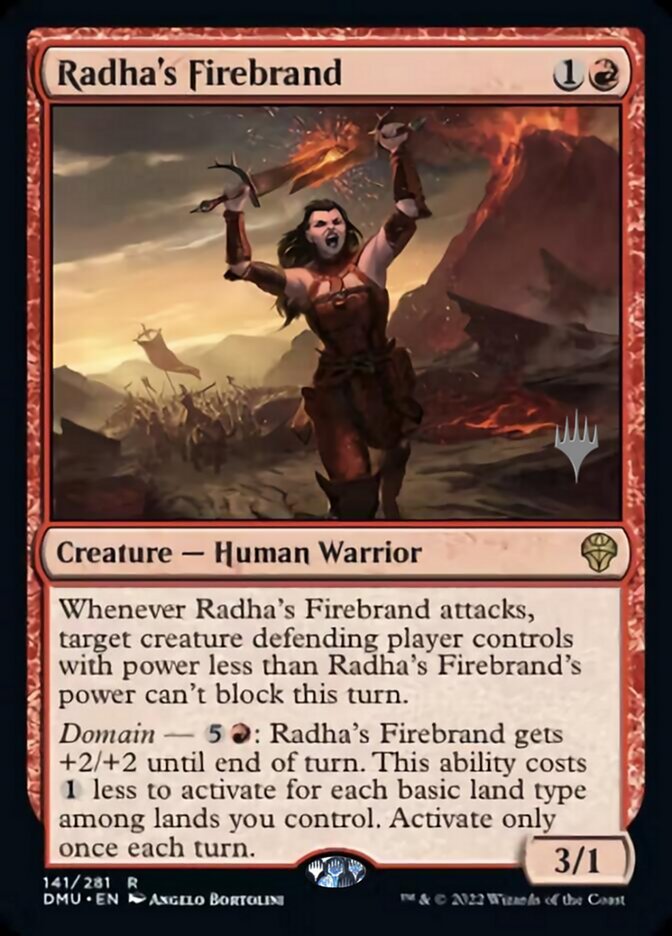 Radha's Firebrand (Promo Pack) [Dominaria United Promos] | Tacoma Games