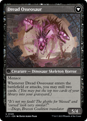 Visage of Dread // Dread Osseosaur [The Lost Caverns of Ixalan] | Tacoma Games