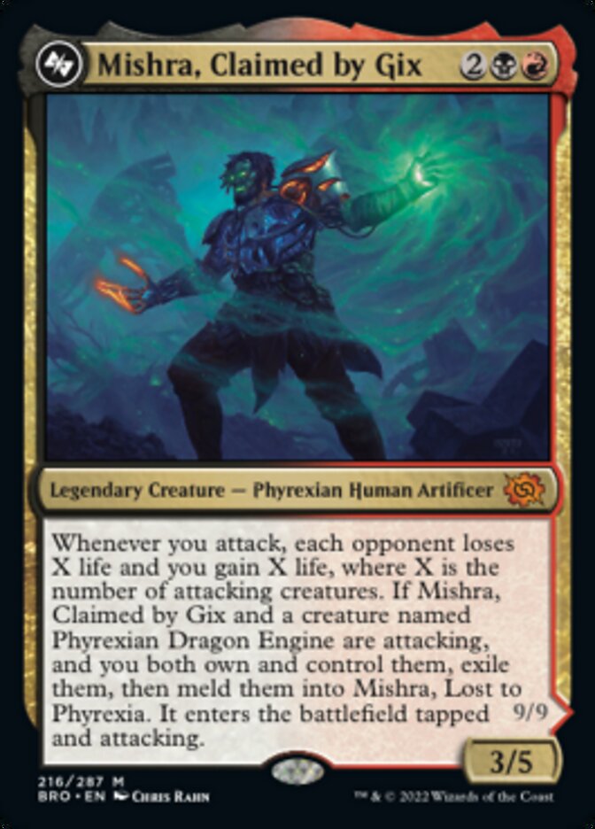 Mishra, Claimed by Gix (Promo Pack) [The Brothers' War Promos] | Tacoma Games