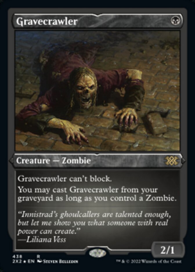 Gravecrawler (Foil Etched) [Double Masters 2022] | Tacoma Games