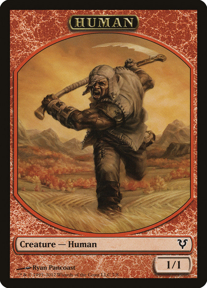 Human Token (7/8) [Avacyn Restored Tokens] | Tacoma Games