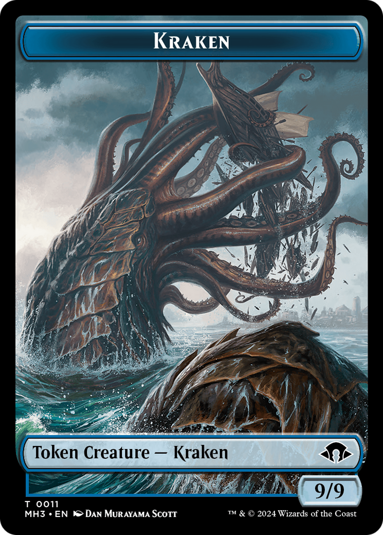 Kraken Token [Modern Horizons 3 Tokens] | Tacoma Games