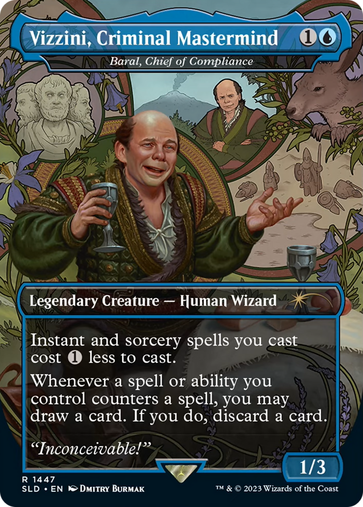 Vizzini, Criminal Mastermind - Baral, Chief of Compliance [Secret Lair Drop Series] | Tacoma Games