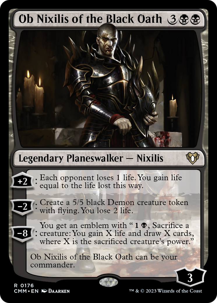 Ob Nixilis of the Black Oath [Commander Masters] | Tacoma Games