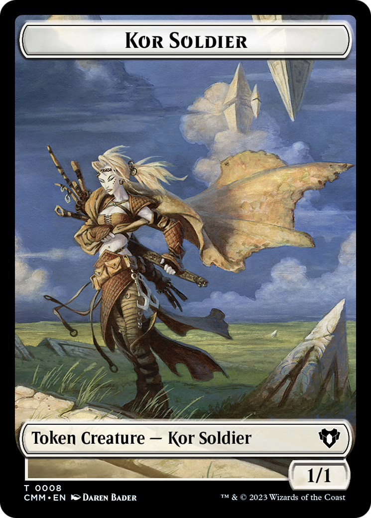 Kor Soldier Token [Commander Masters Tokens] | Tacoma Games