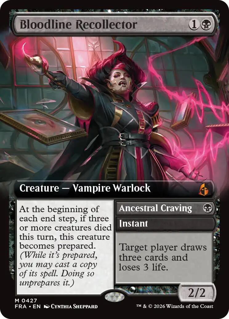 Bloodline Recollector (Extended Art) [Reality Fracture] | Tacoma Games