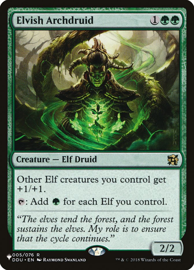 Elvish Archdruid [The List] | Tacoma Games