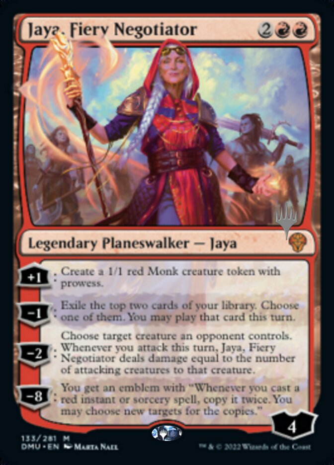 Jaya, Fiery Negotiator (Promo Pack) [Dominaria United Promos] | Tacoma Games