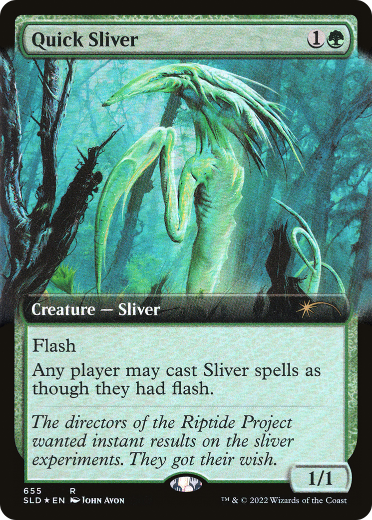 Quick Sliver (Extended Art) [Secret Lair Drop Promos] | Tacoma Games