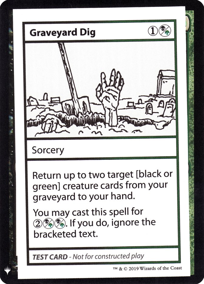 Graveyard Dig [Mystery Booster Playtest Cards] | Tacoma Games