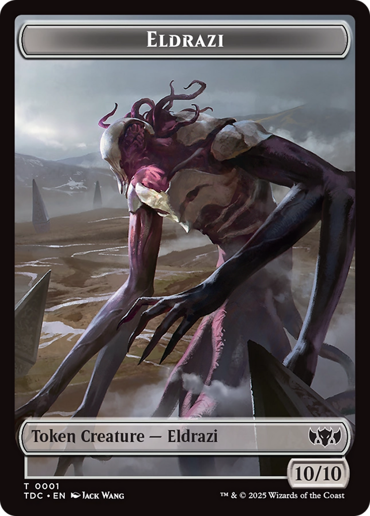 Eldrazi // Citizen Double-Sided Token [Tarkir: Dragonstorm Commander Tokens] | Tacoma Games