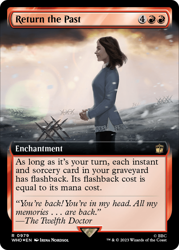 Return the Past (Extended Art) (Surge Foil) [Doctor Who] | Tacoma Games