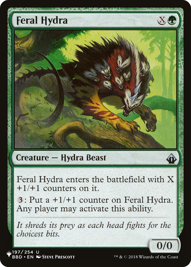 Feral Hydra [The List Reprints] | Tacoma Games