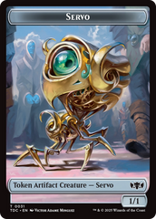 Servo // Warrior Double-Sided Token [Tarkir: Dragonstorm Commander Tokens] | Tacoma Games
