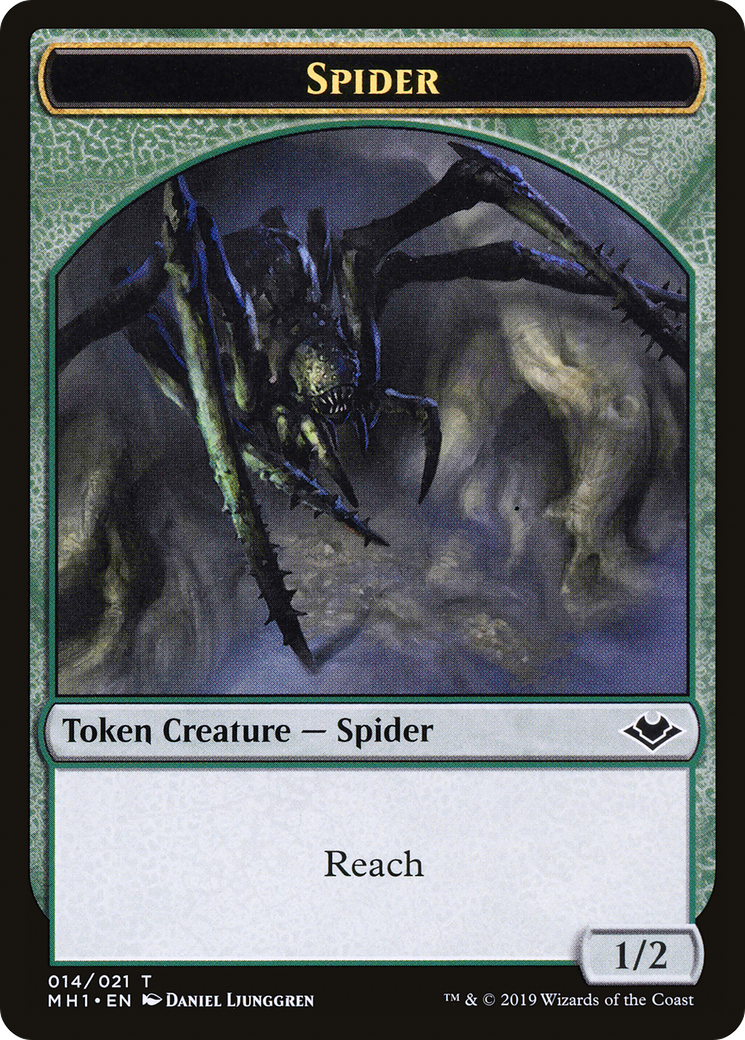 Shapeshifter // Spider Double-Sided Token [Modern Horizons Tokens] | Tacoma Games