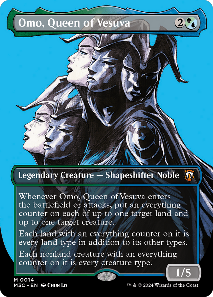 Omo, Queen of Vesuva (Borderless) [Modern Horizons 3 Commander] | Tacoma Games