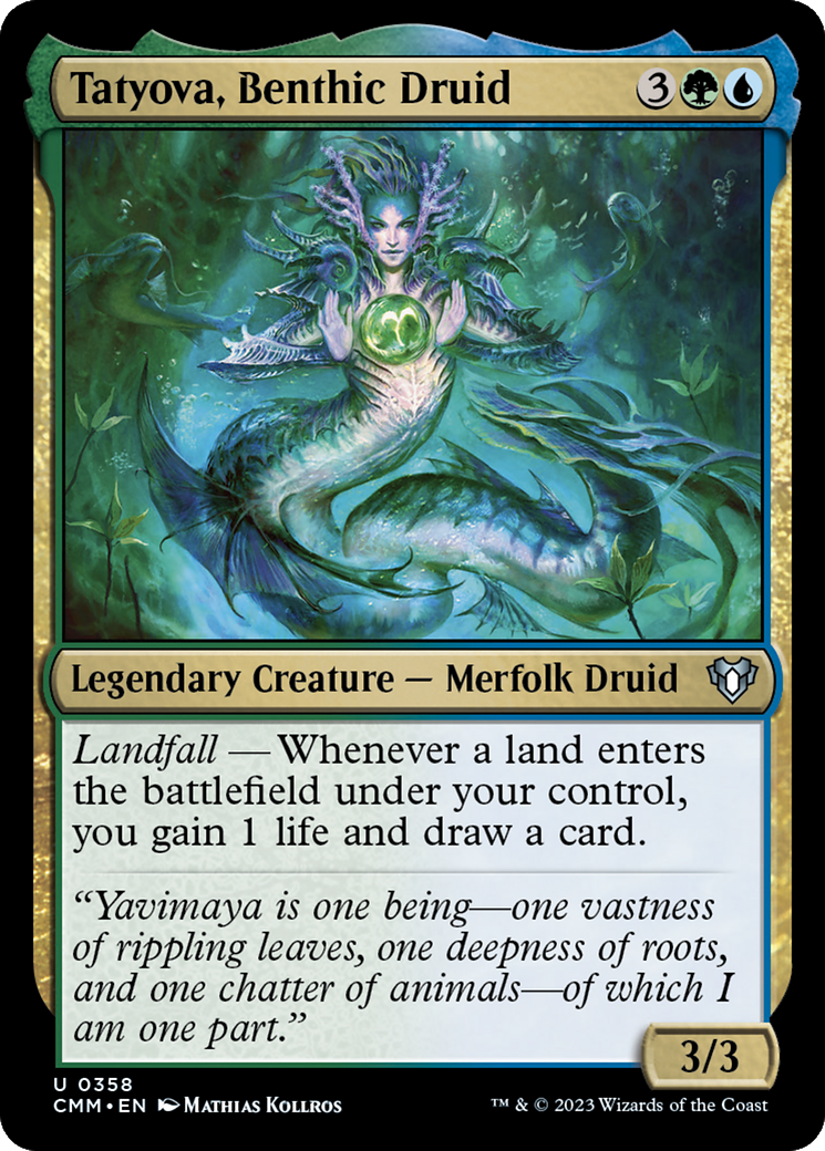 Tatyova, Benthic Druid [Commander Masters] | Tacoma Games