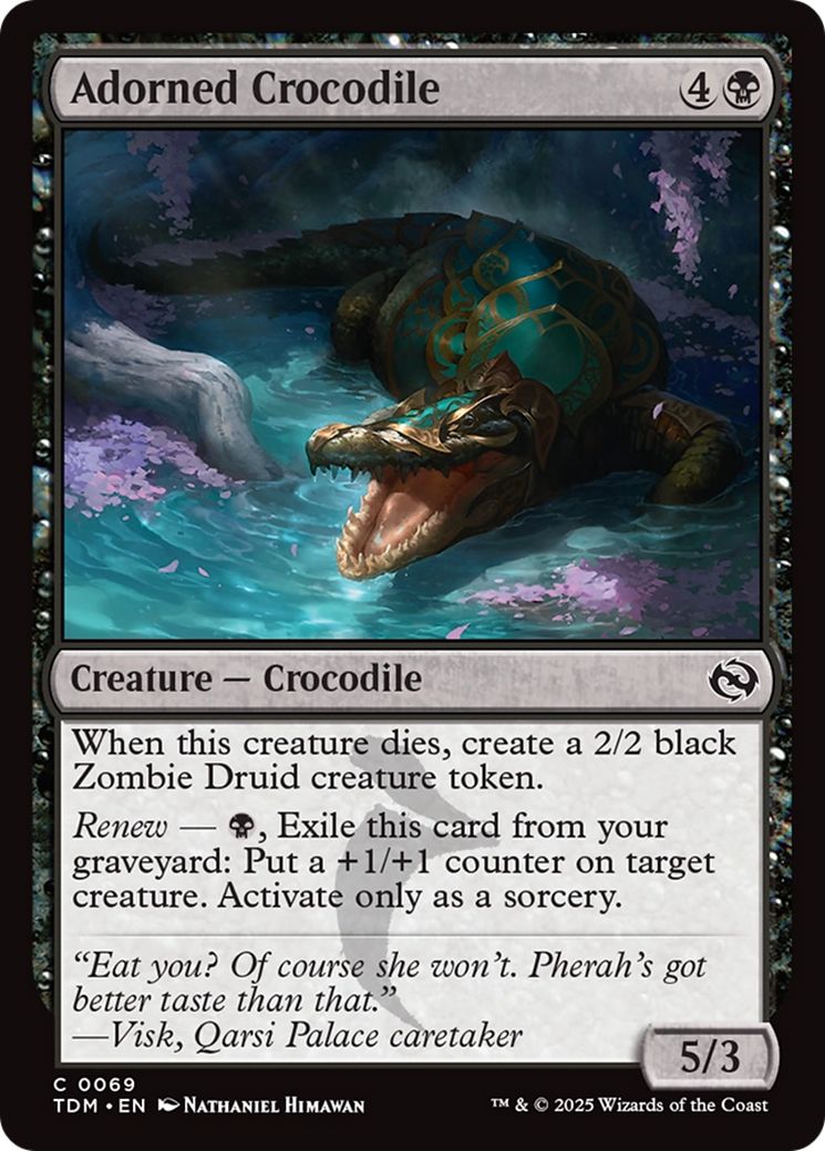 Adorned Crocodile [Tarkir: Dragonstorm] | Tacoma Games