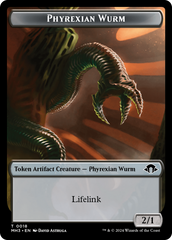 Eldrazi Spawn // Phyrexian Wurm (0018) Double-Sided Token [Modern Horizons 3 Tokens] | Tacoma Games