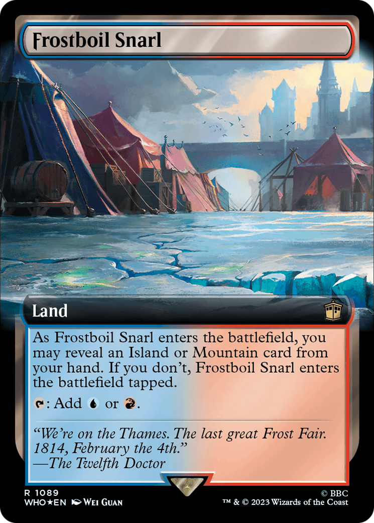 Frostboil Snarl (Extended Art) (Surge Foil) [Doctor Who] | Tacoma Games