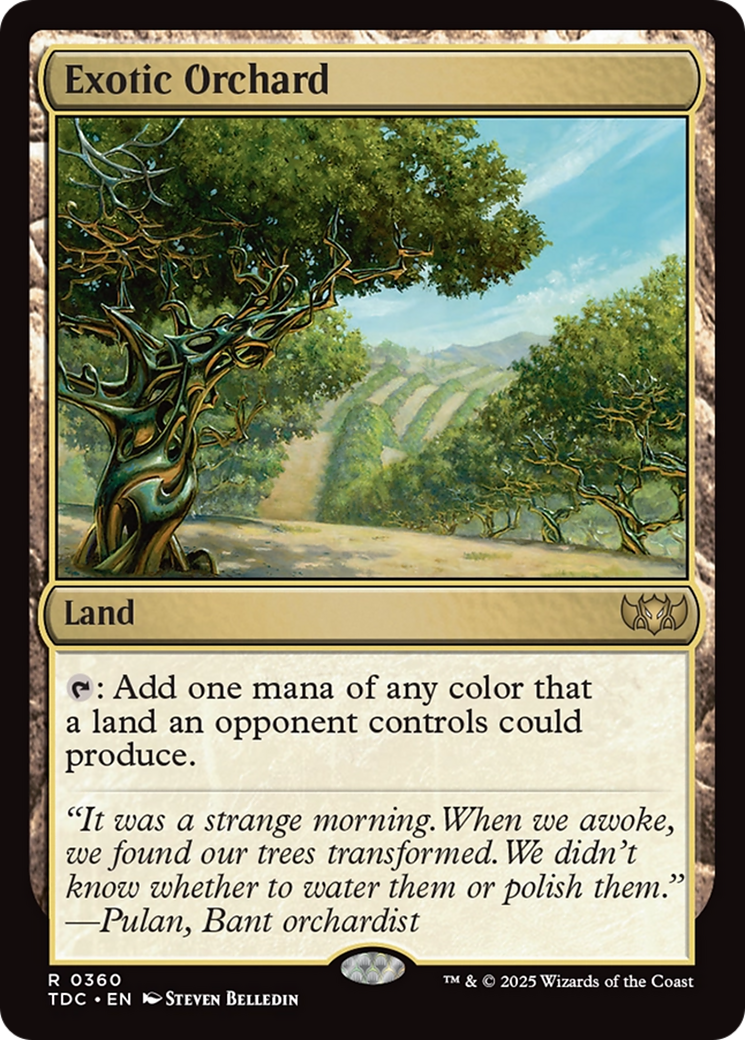 Exotic Orchard [Tarkir: Dragonstorm Commander] | Tacoma Games