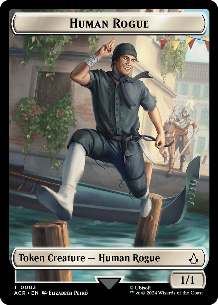 Human Rogue Token [Assassin's Creed Tokens] | Tacoma Games