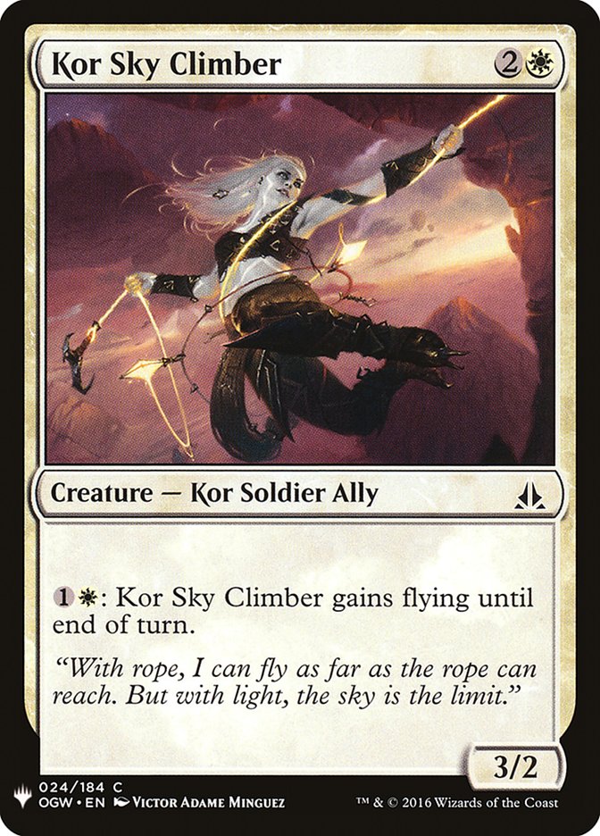 Kor Sky Climber [Mystery Booster] | Tacoma Games