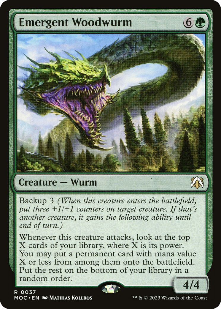 Emergent Woodwurm [March of the Machine Commander] | Tacoma Games