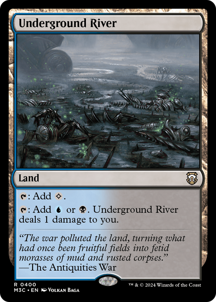 Underground River (Ripple Foil) [Modern Horizons 3 Commander] | Tacoma Games