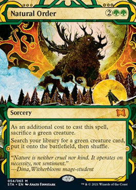 Natural Order (Foil Etched) [Strixhaven: Mystical Archive] | Tacoma Games