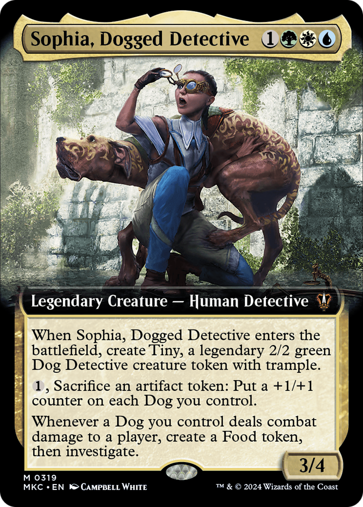 Sophia, Dogged Detective (Extended Art) [Murders at Karlov Manor Commander] | Tacoma Games