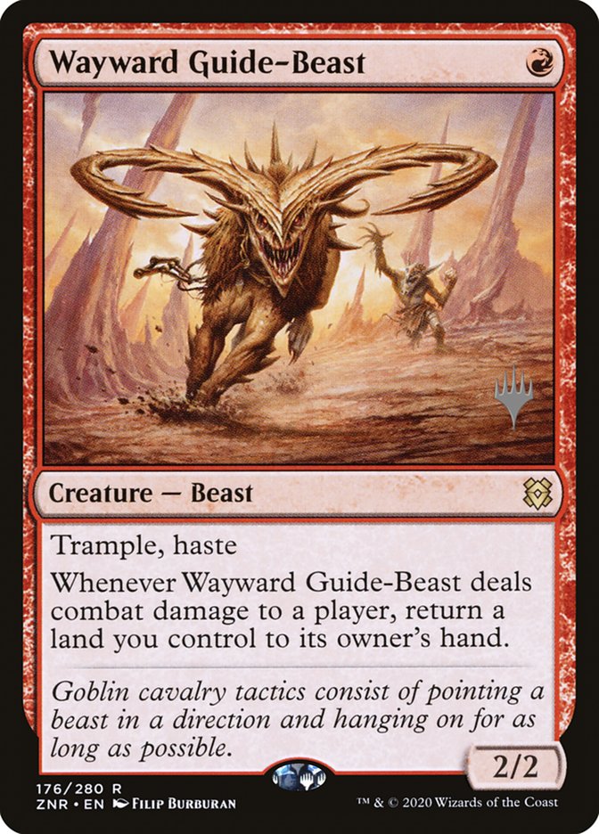 Wayward Guide-Beast (Promo Pack) [Zendikar Rising Promos] | Tacoma Games