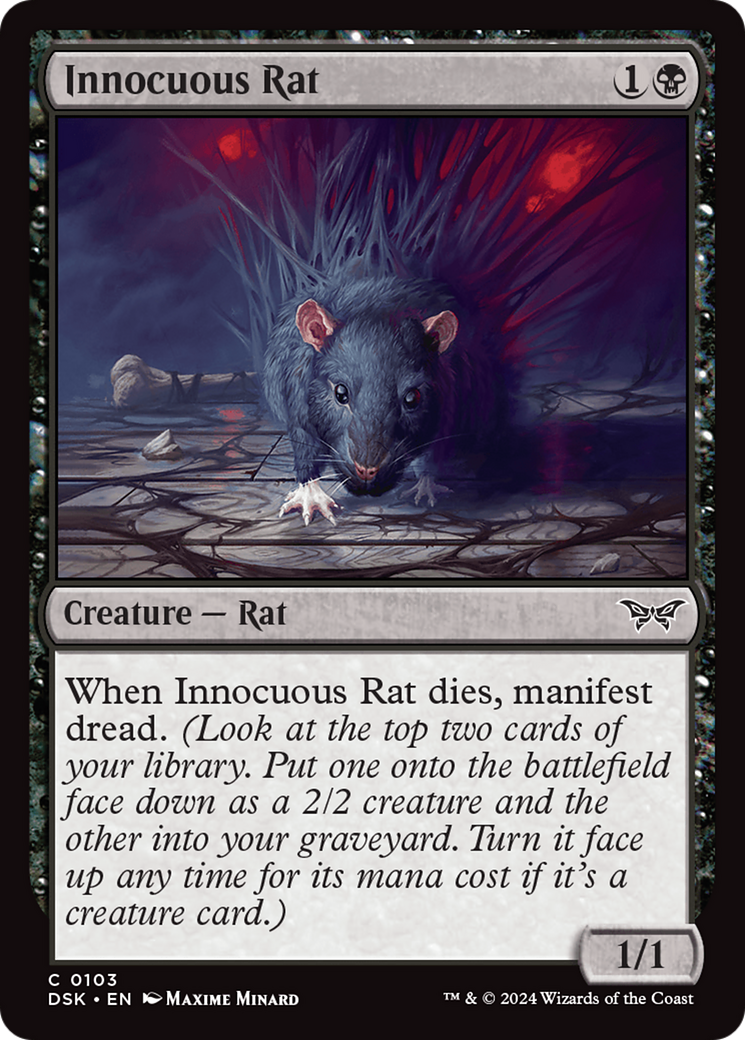 Innocuous Rat [Duskmourn: House of Horror] | Tacoma Games