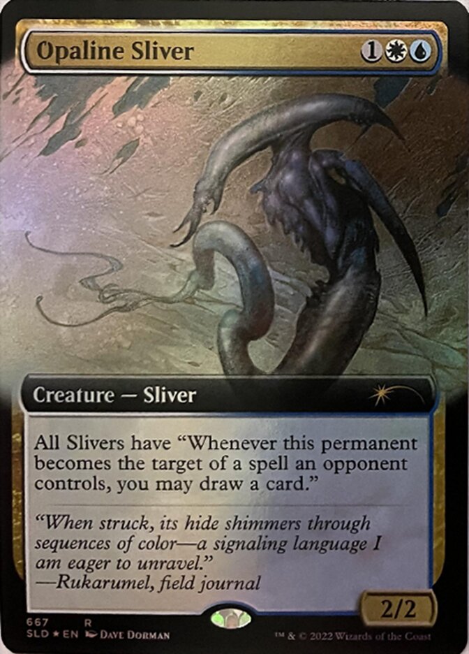 Opaline Sliver (Extended Art) [Secret Lair Drop Promos] | Tacoma Games