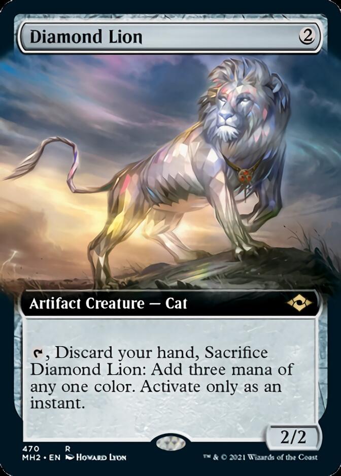 Diamond Lion (Extended Art) [Modern Horizons 2] | Tacoma Games