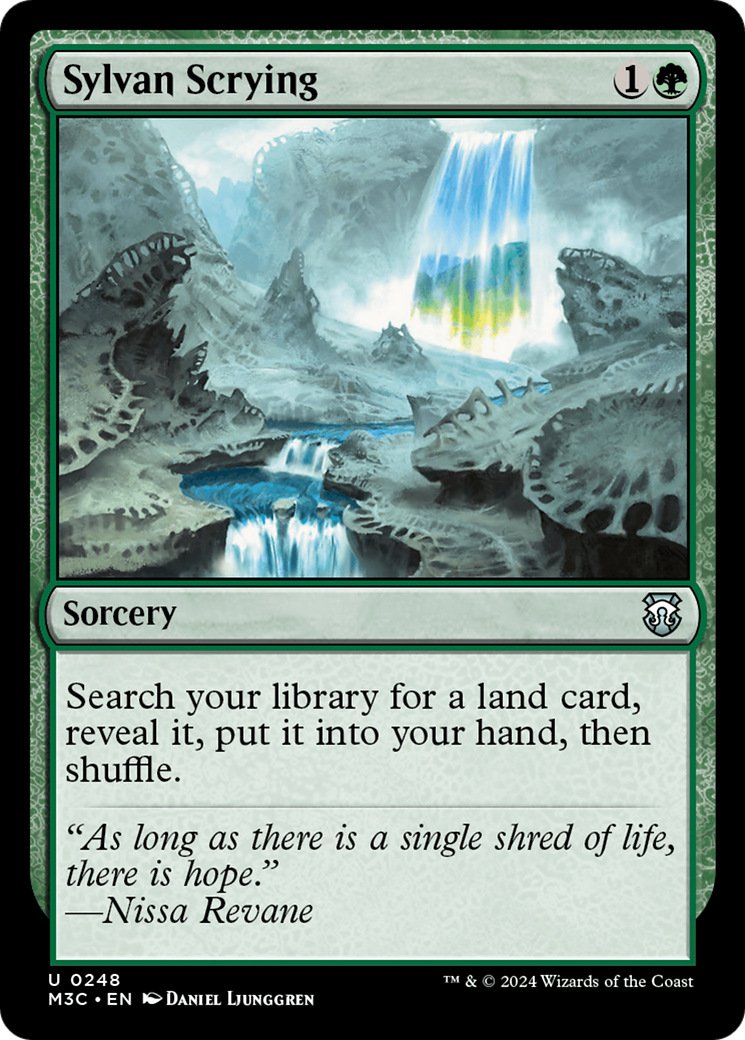 Sylvan Scrying (Ripple Foil) [Modern Horizons 3 Commander] | Tacoma Games